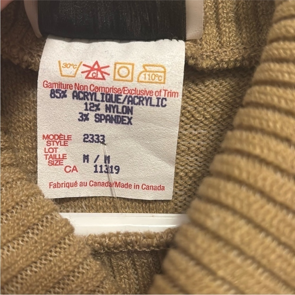 🛍Bundle sale🛍Dynamite Brown Turtleneck Knit Top medium - Picture 5 of 5